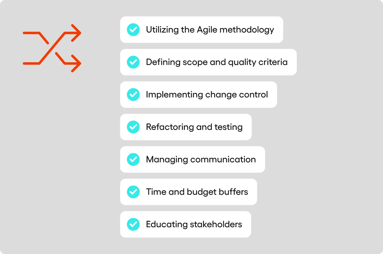 strategies to overcome the negative effects of changes