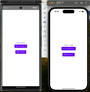 Animation showing a bottom tab bar switching between "Tab One" and "Tab Two".