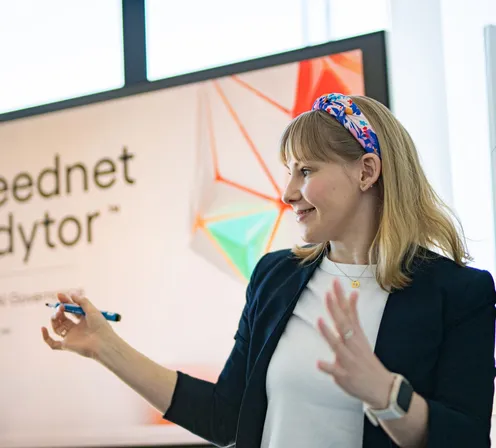 Prezentacja platformy AI Governance w biurze Speednet