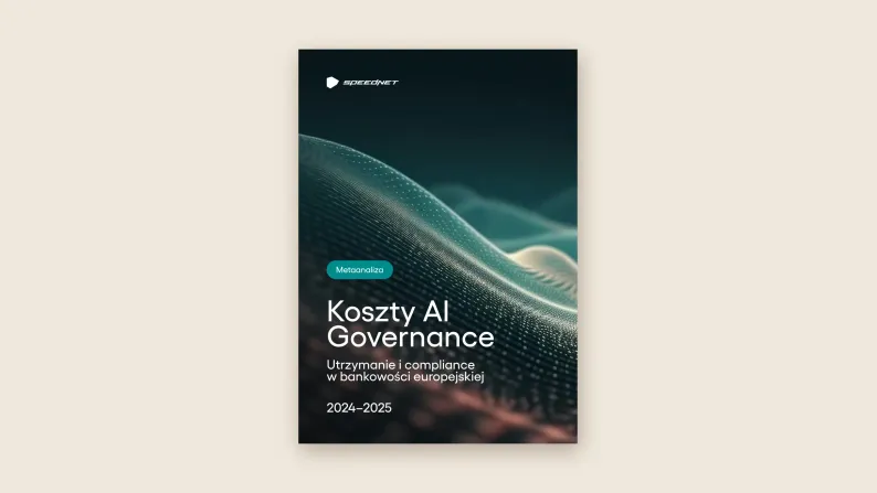Okładka raportu: Koszty AI Governance w bankowości: Metaanaliza