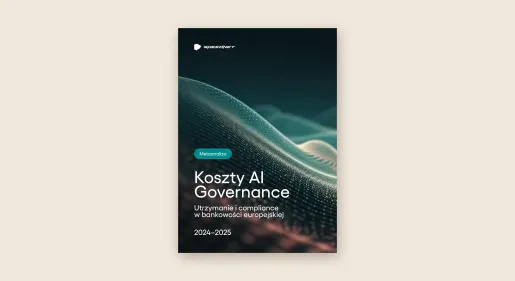 Okładka raportu: Koszty AI Governance w bankowości: Metaanaliza