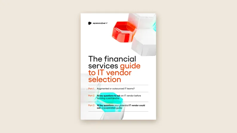 Report cover: IT vendor selection