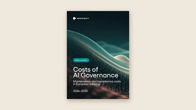 Report cover: AI Governance Costs in EU Banking: Meta-analysis