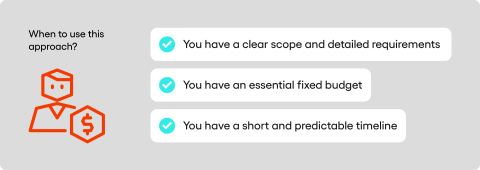 When to use fixed price